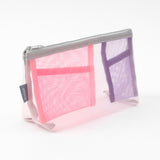 Midori - Pen &amp; Tool Pouch Mesh Case | Pink