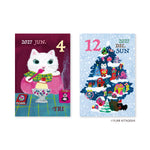 Detalle de dos ilustraciones del calendario diario Yumi Kitagishi 2027