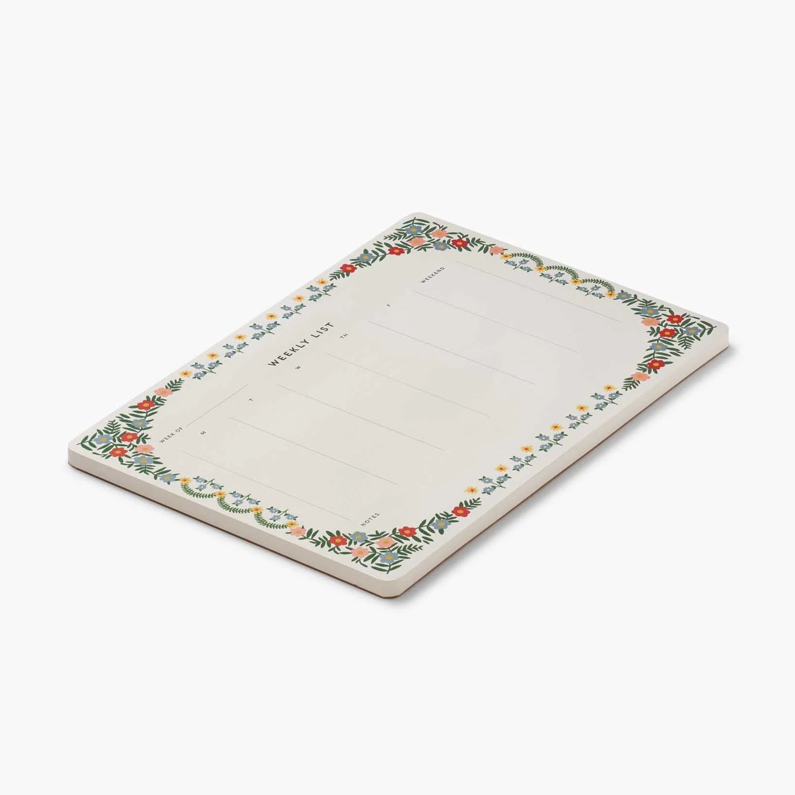 Rifle Paper Co. – Rosette Weekly Desk Pad - Planificador semanal sin fechas