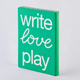 Nuuna - Notebook Graphic L - Cuaderno Write Love Play  | Malla de puntos