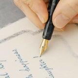 Hightide - Pluma Marbled Fountain Pen Attaché Black