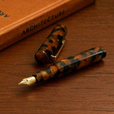 Hightide - Marbled Fountain Pen Attaché Brown