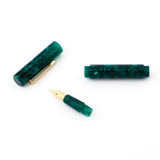 Hightide - Pluma Marbled Fountain Pen Attaché Green