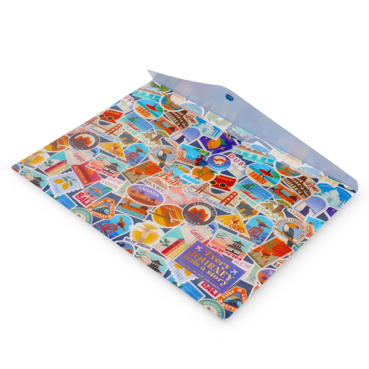 Legami - Carpeta Portadocumentos | Fold & Order Travel Stickers - vista 4
