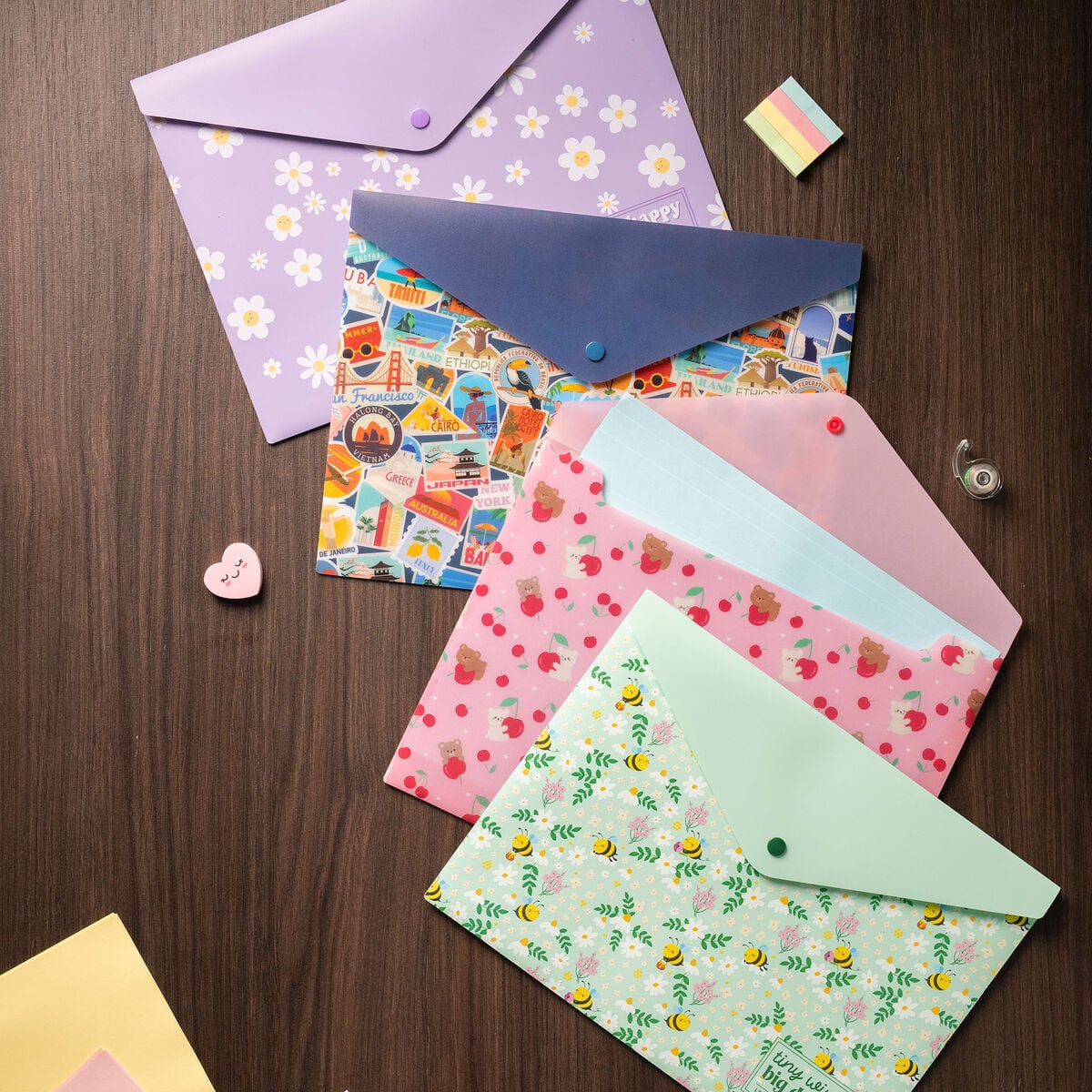 Legami - Carpeta Portadocumentos | Fold & Order Teddy Bear - vista 7