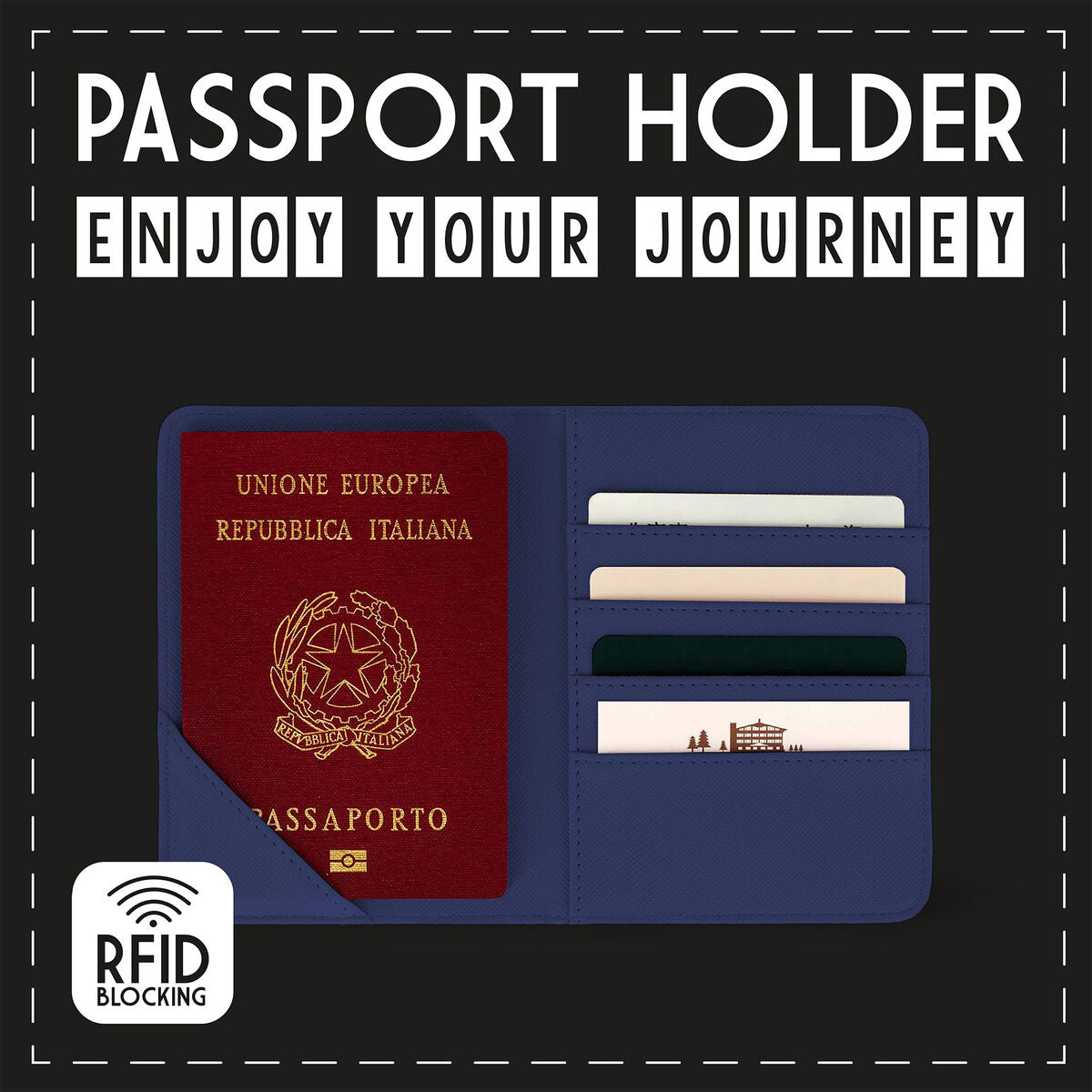 Legami - Funda para Pasaporte | Stars - vista 2