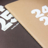 Octagon Design - Monthly Planner Plus |  Aug 2024 - Jul 2025 | Big A4 | Kraft