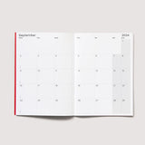 Octagon Design - Monthly Planner |  Aug 2024 - Jul 2025 | Large A4