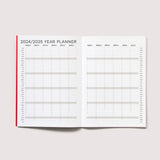 Octagon Design - Monthly Planner |  Aug 2024 - Jul 2025 | Large A4