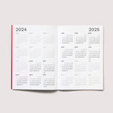 Octagon Design - Monthly Planner |  Aug 2024 - Jul 2025 | Large A4