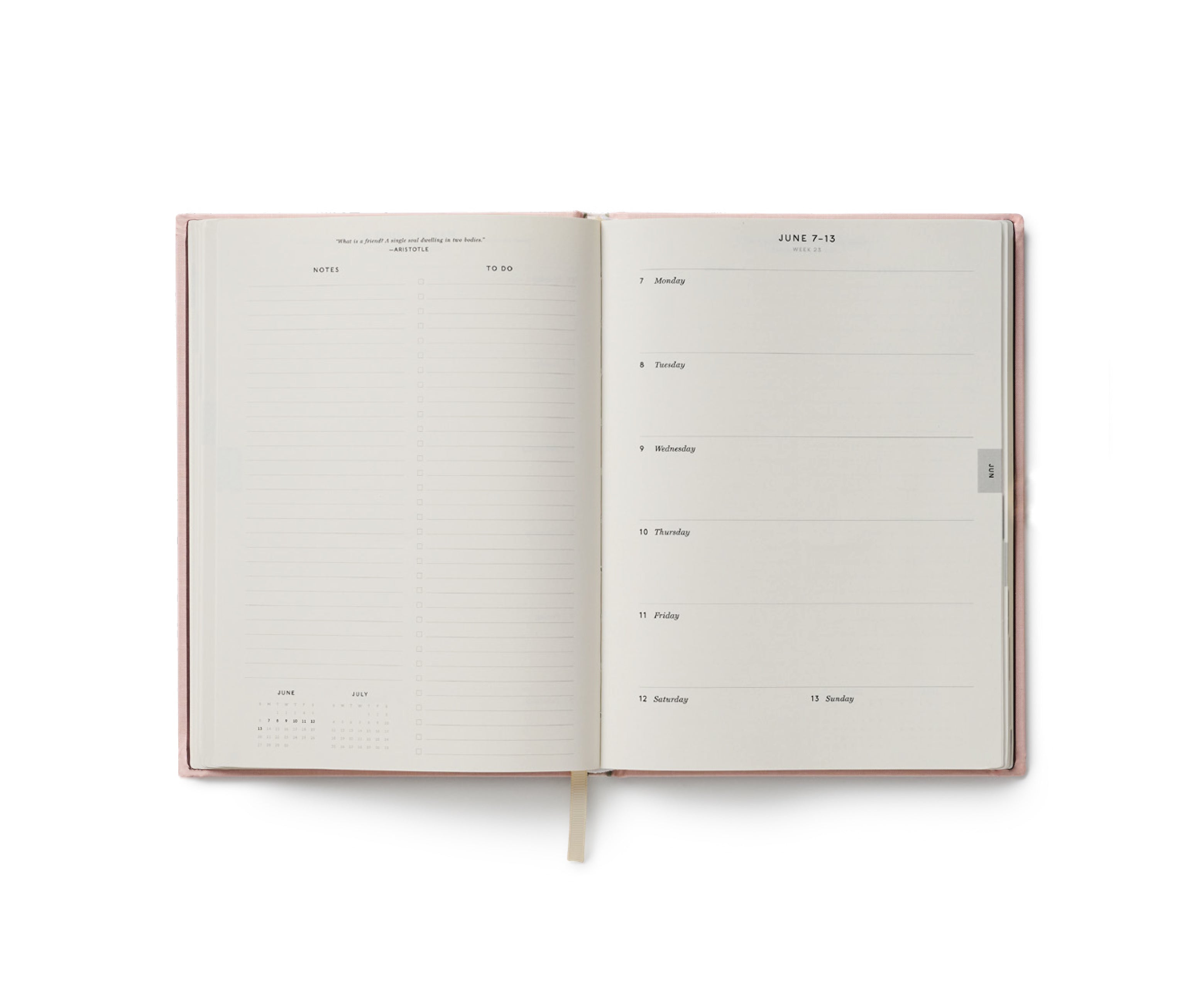 Interior semanal de la agenda 2027 Paisley