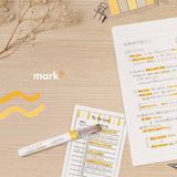 Kokuyo - Mark+ 2 Tone Marker Type 2  | Set of 5 | Type 2