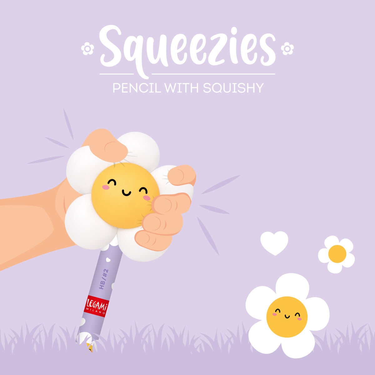 Legami - Lápiz antiestrés Squeezies | Daisy - vista 2