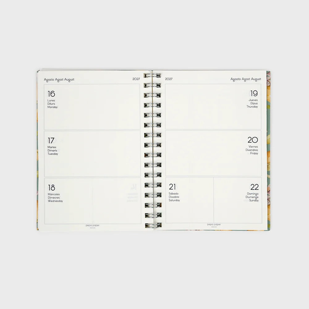 Pepa Paper – Academic Planner 2026-27 | Week to View | A5 | Lemon Garden