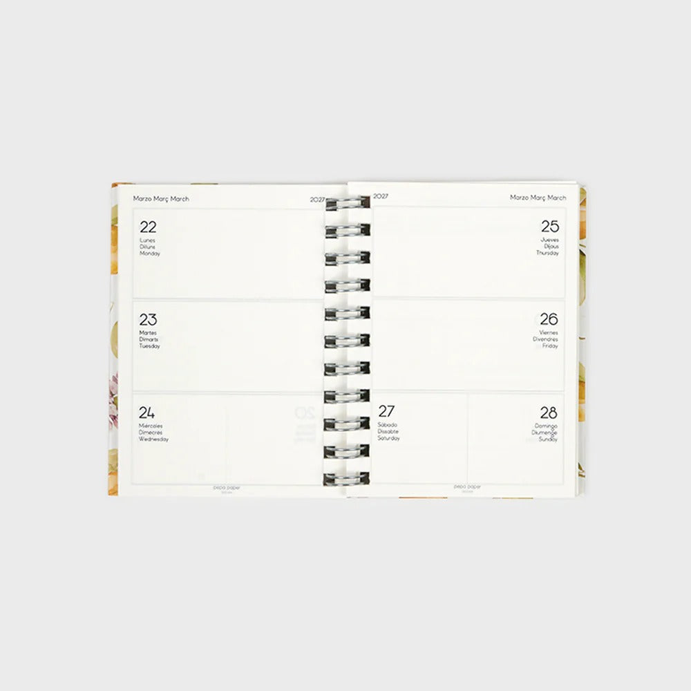Pepa Paper – Academic Planner 2026-27 | Week to View | A6 | Lemon Blossom