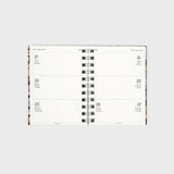 Pepa Paper – Agenda Académica 2026-27 | Semana Vista | A6 | Pressed Flowers Dark