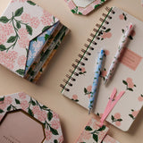 Rifle Paper Co. - A5 Spiral Notebook | Pink Hydrangea