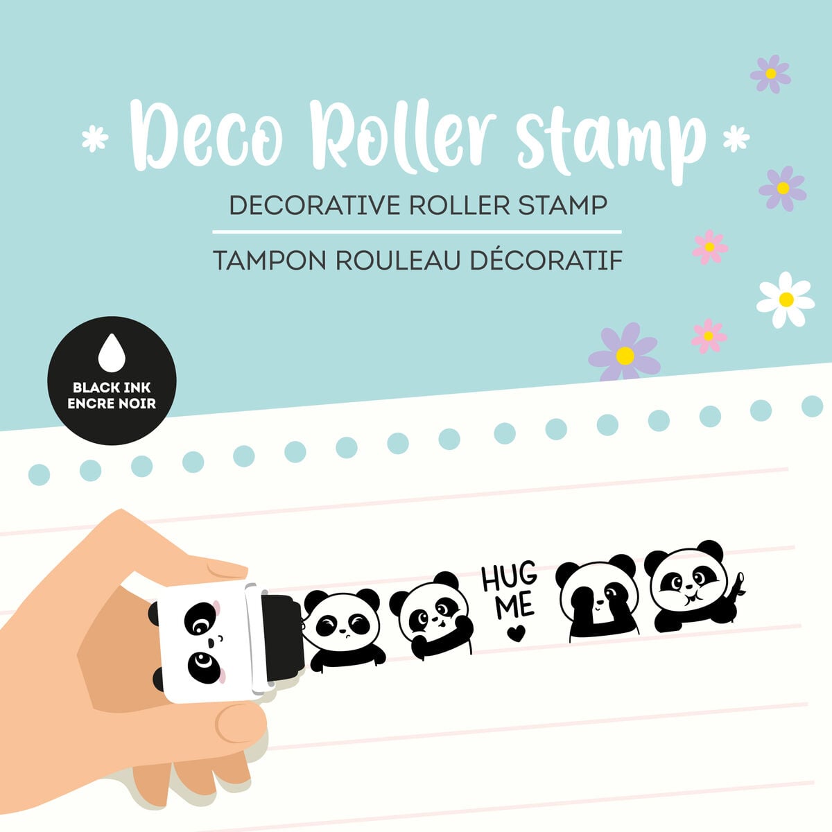Legami - Sello Decorativo de Rodillo | Deco Roller Stamp Panda - vista 2