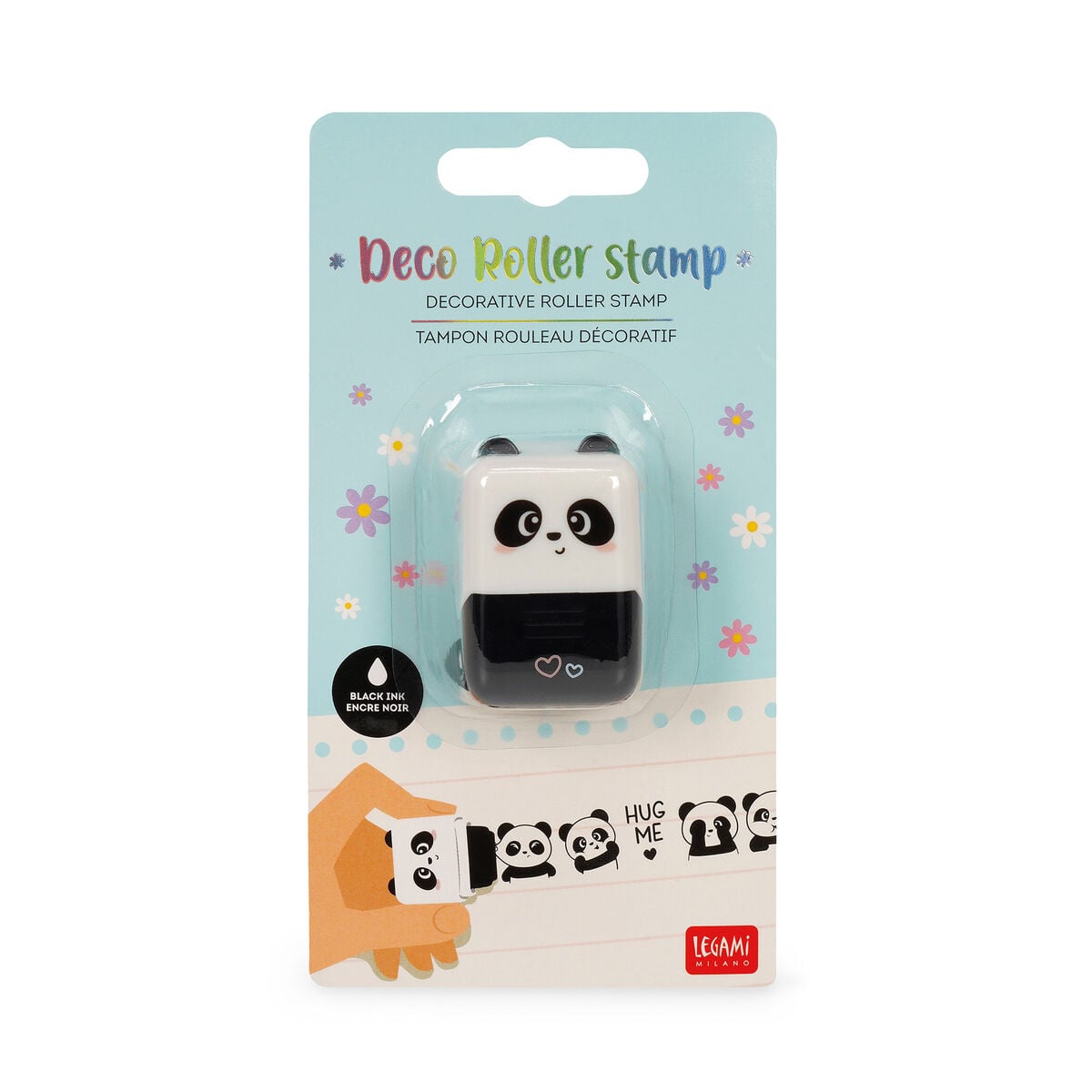 Legami - Sello Decorativo de Rodillo | Deco Roller Stamp Panda - vista 4