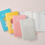 Kokuyo - Jibun Techo 2027 DAYs | Agenda día por página A5 Slim | Rosa — interior y detalles