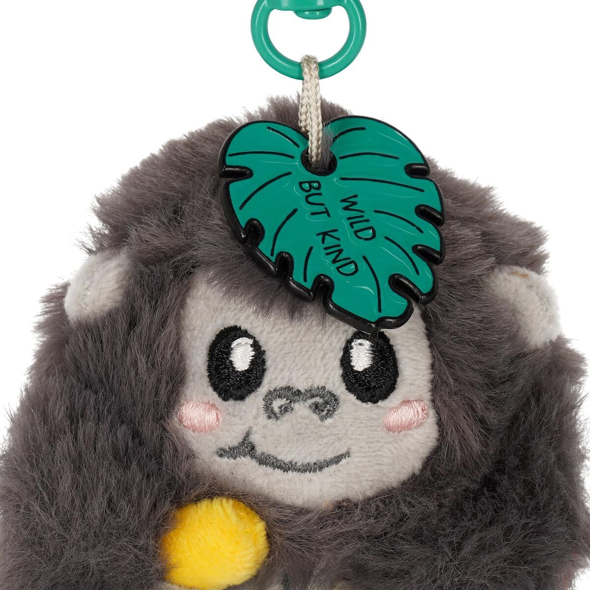 Detalle 3 de llavero de peluche tiny super soft gorilla de legami