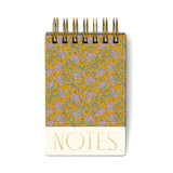 Designworks Ink - Chunky Notepad | Hojas con Líneas | Gold Vintage Floral