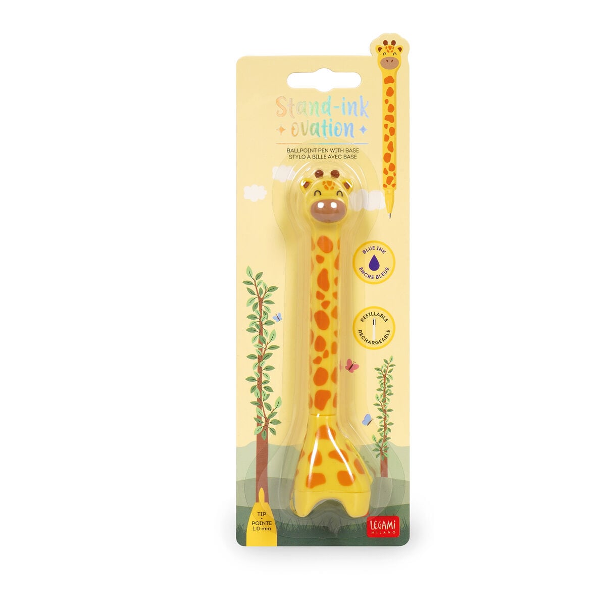 Legami - Bolígrafo con Base | Stand-Ink Ovation Giraffe - vista 5