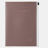 Mark's - Storage.it Cuaderno | Malla de puntos y líneas | Marrón