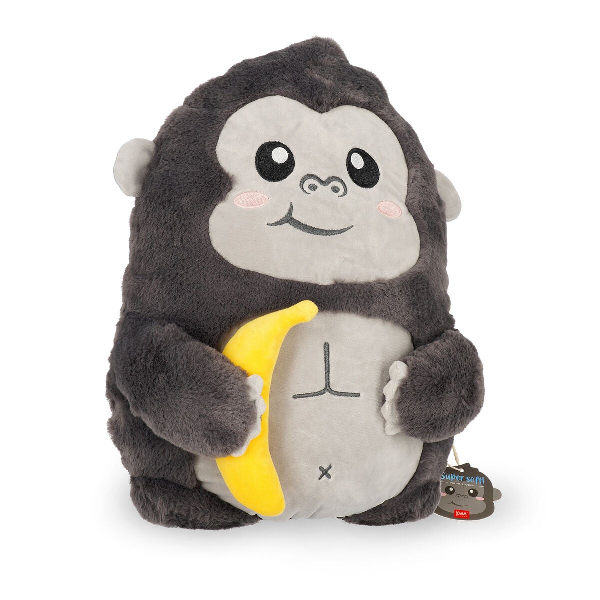 Detalle 2 de cojín super soft gorilla de legami