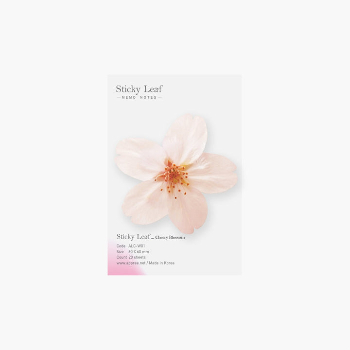 Appree - Notas Adhesivas | Flores de Cerezo Blanca | Tamaño S