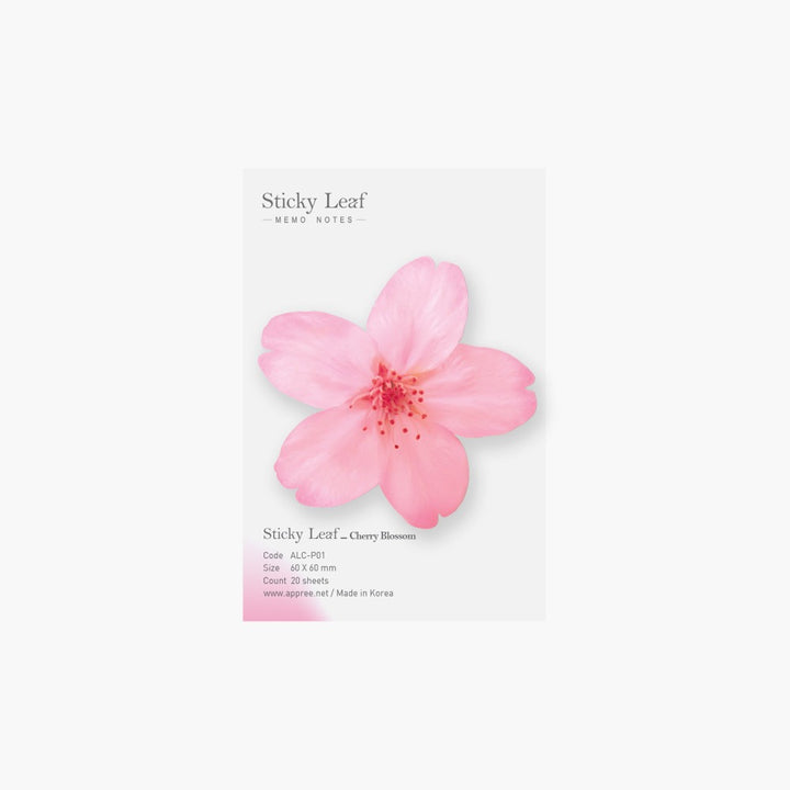 Appree - Notas Adhesivas | Flores de Cerezo Rosa | Tamaño S