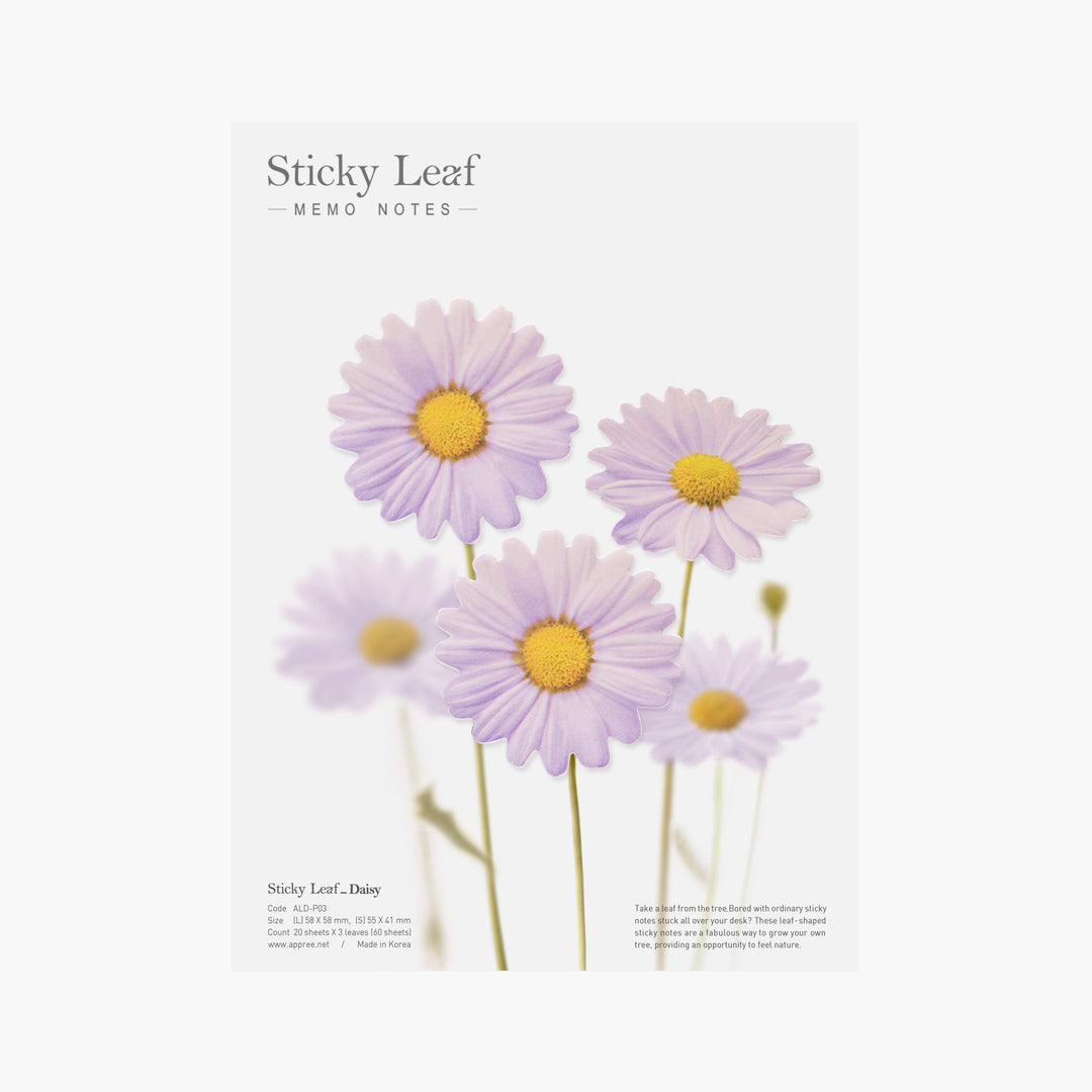 Appree - Sticky Notes | Purple Daisy | Size L