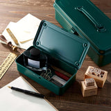TOYO STEEL - T-190 Caja de Herramientas y Almacenaje | ANTIQUE GREEN