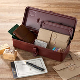 TOYO STEEL ST-320 Trunk Shape Toolbox Caja de Herramientas y Almacenaje | Blue Gray