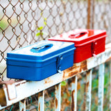 TOYO STEEL ST-320 Trunk Shape Toolbox Caja de Herramientas y Almacenaje | Blue Gray