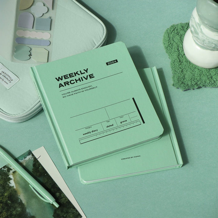 Iconic - Weekly Archive Diary 2024 | Agenda Semanal | Dic 23 a Dic 24 | Grove