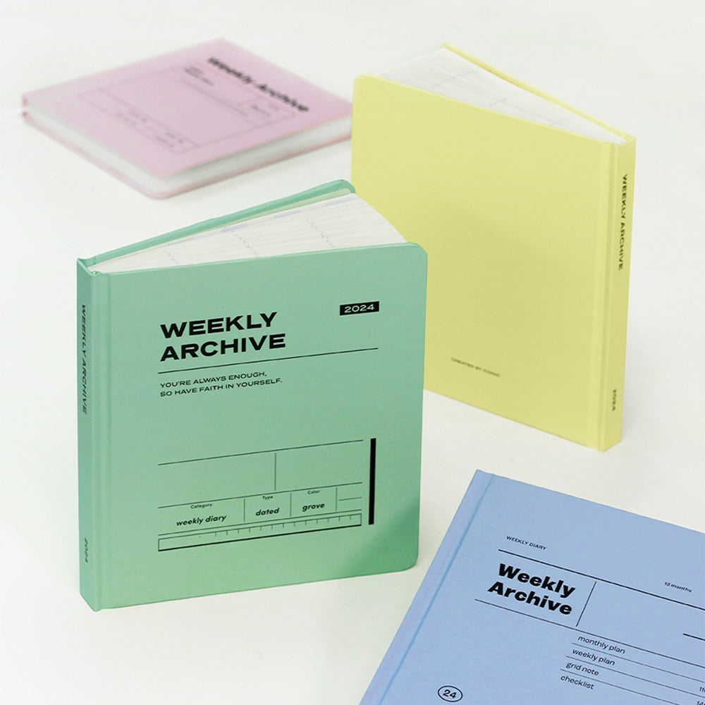 Iconic - Weekly Archive Diary 2024 | Agenda Semanal | Dic 23 a Dic 24 | Sorbet