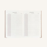 Kokonote - 2025 Annual Planner | 12-Month Weekly | A5 | Classy Cocoa