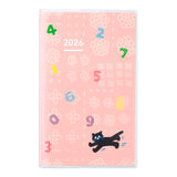 Kokuyo - JIBUN TECHO 2026 Days A5 Slim | Agenda Día Página | Sou Sou Pink