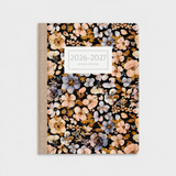 Pepa Paper – Agenda Mensual 2026-2027 | Pressed Flowers Dark