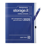 Mark's - Agenda Semanal Storage.it A5 | Sept 2024 - Dic 2025 | Morado