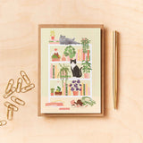 another studio - Tarjeta de felicitación | Cat shelf Double trouble