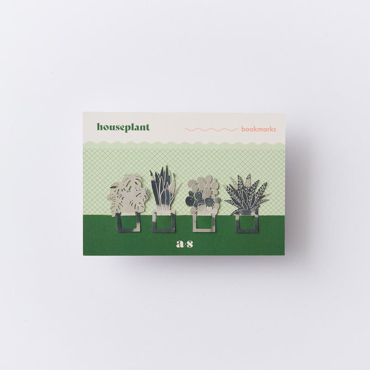 another studio - Houseplant Bookmarks - Marcapáginas plantas