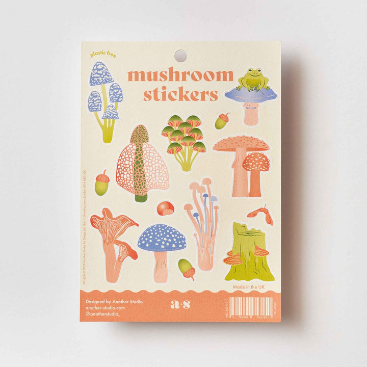 another studio - Pegatinas Mushroom Sticker Sheet