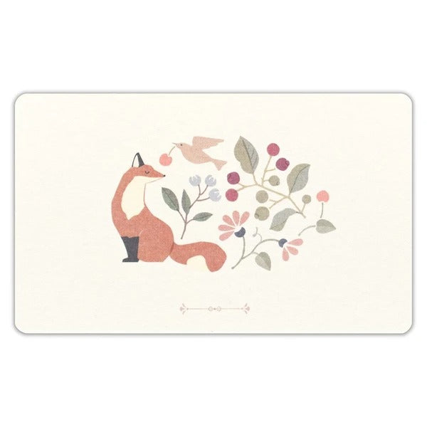 NB Co. Japan - Antik Piac Pack de 4 Mini Greeting Cards for any occasion | Pink
