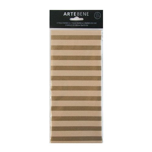 ARTEBENE -  Tissue Paper 50x76 | Gold lines