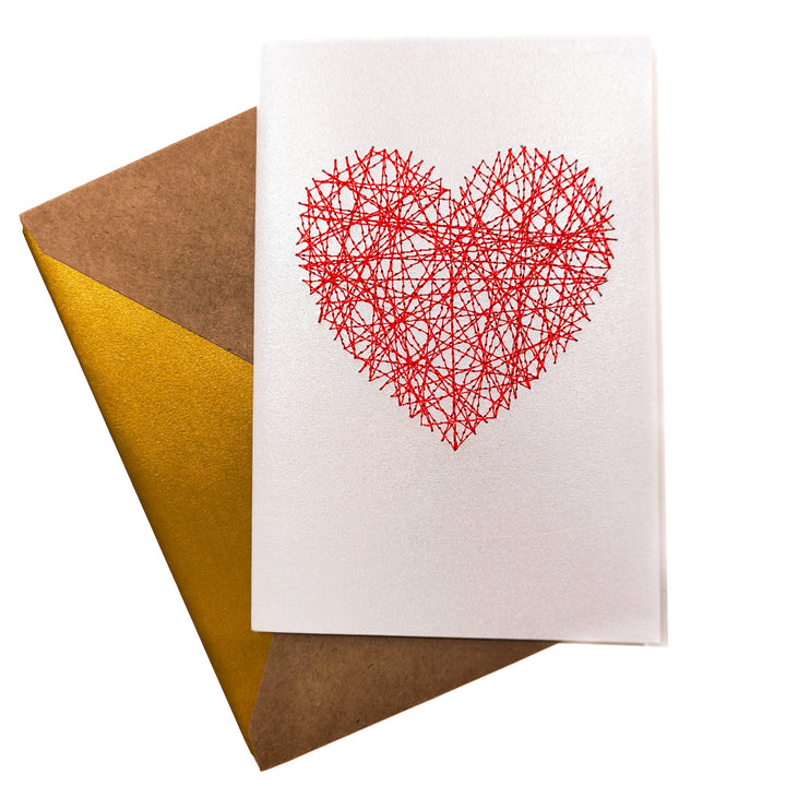 ARTEBENE- Greeting Card | Embroidered Heart
