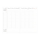 MARK'S - 2027 Vertical Weekly Planner | B6 | Gradient Magenta
