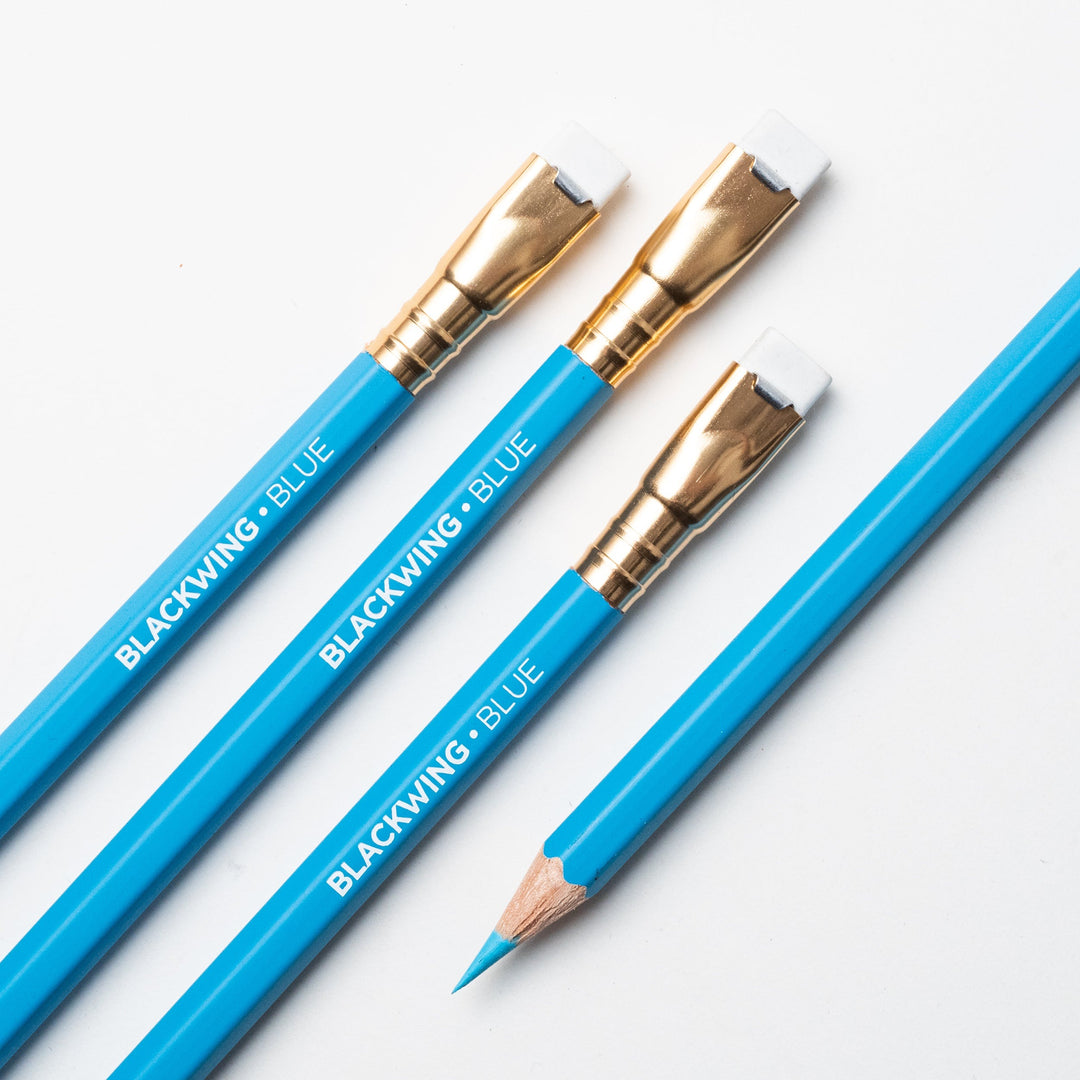 Blackwing - Blue | Box of 4 blue core pencils