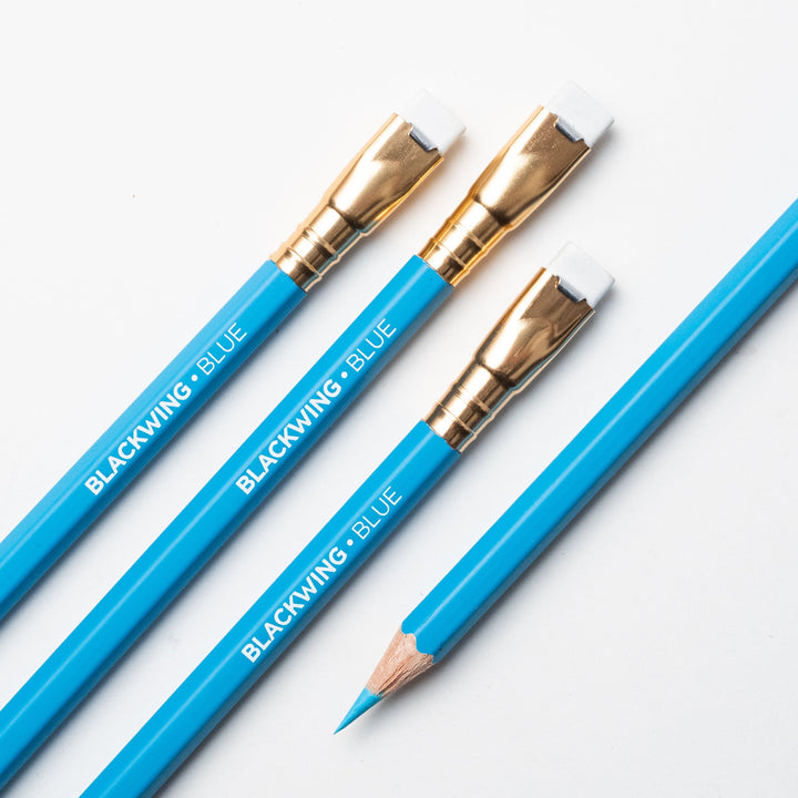 Blackwing - Blue | Box of 4 blue core pencils